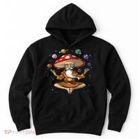 Hippie Mushroom Buddha Hoodie thumb 0