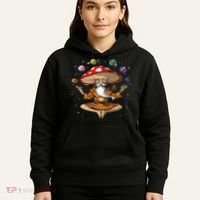 Hippie Mushroom Buddha Hoodie thumb 5