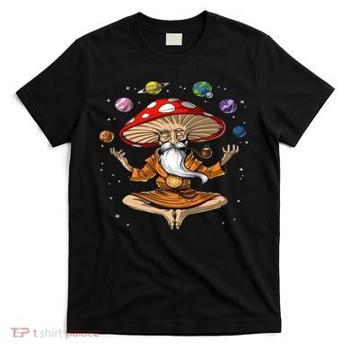 Hippie Mushroom Buddha T-Shirt