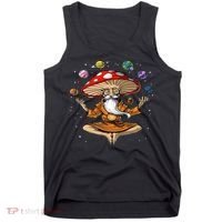 Hippie Mushroom Buddha Tank Top thumb 0