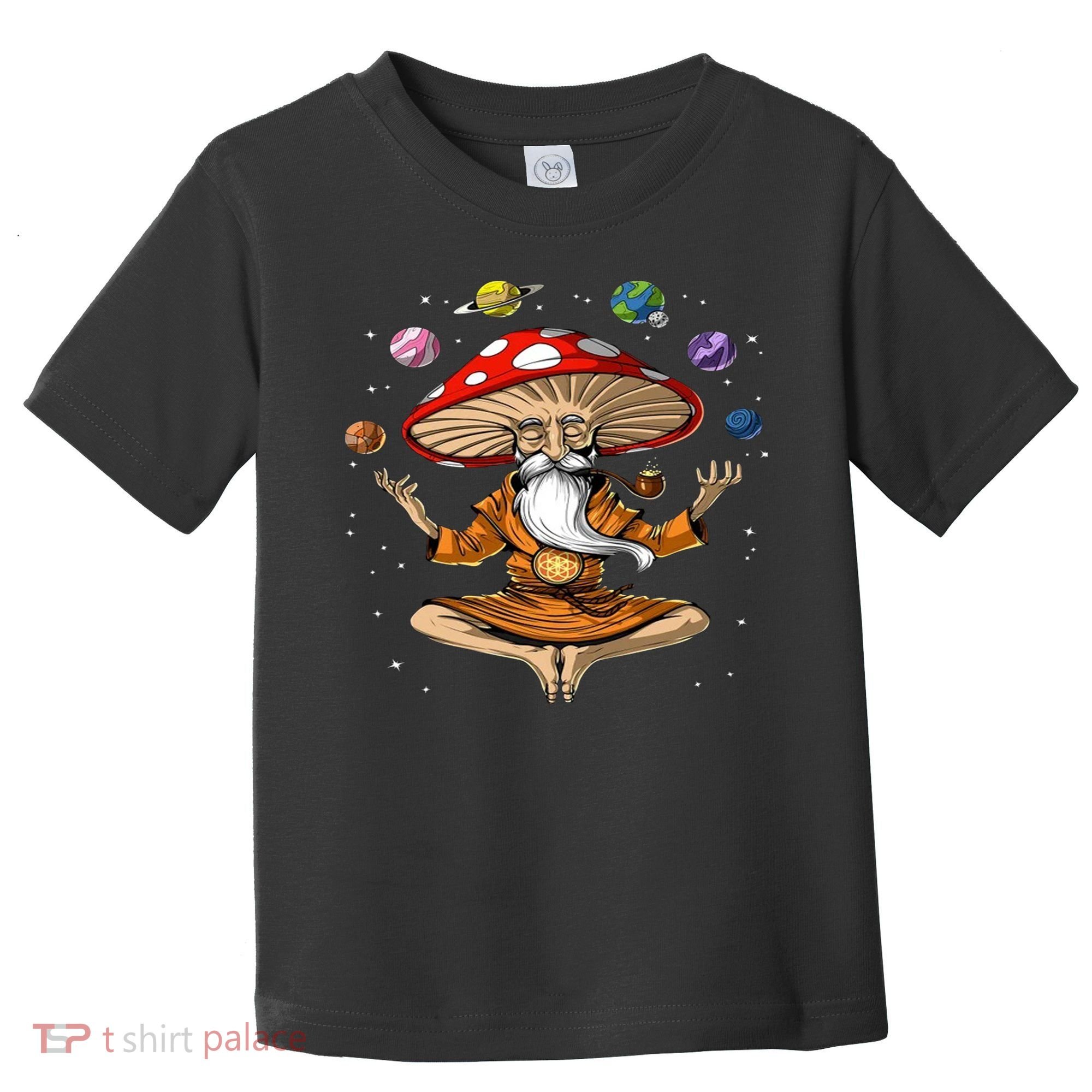 Hippie Mushroom Buddha Toddler T-Shirt