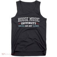 House Music Chicago House Music DJ EDM Tank Top thumb 0