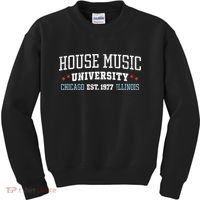 House Music Chicago House Music DJ EDM Kids Sweatshirt thumb 0