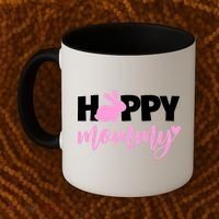 Happy Mommy Cute Bunny Coffee Mug thumb 2