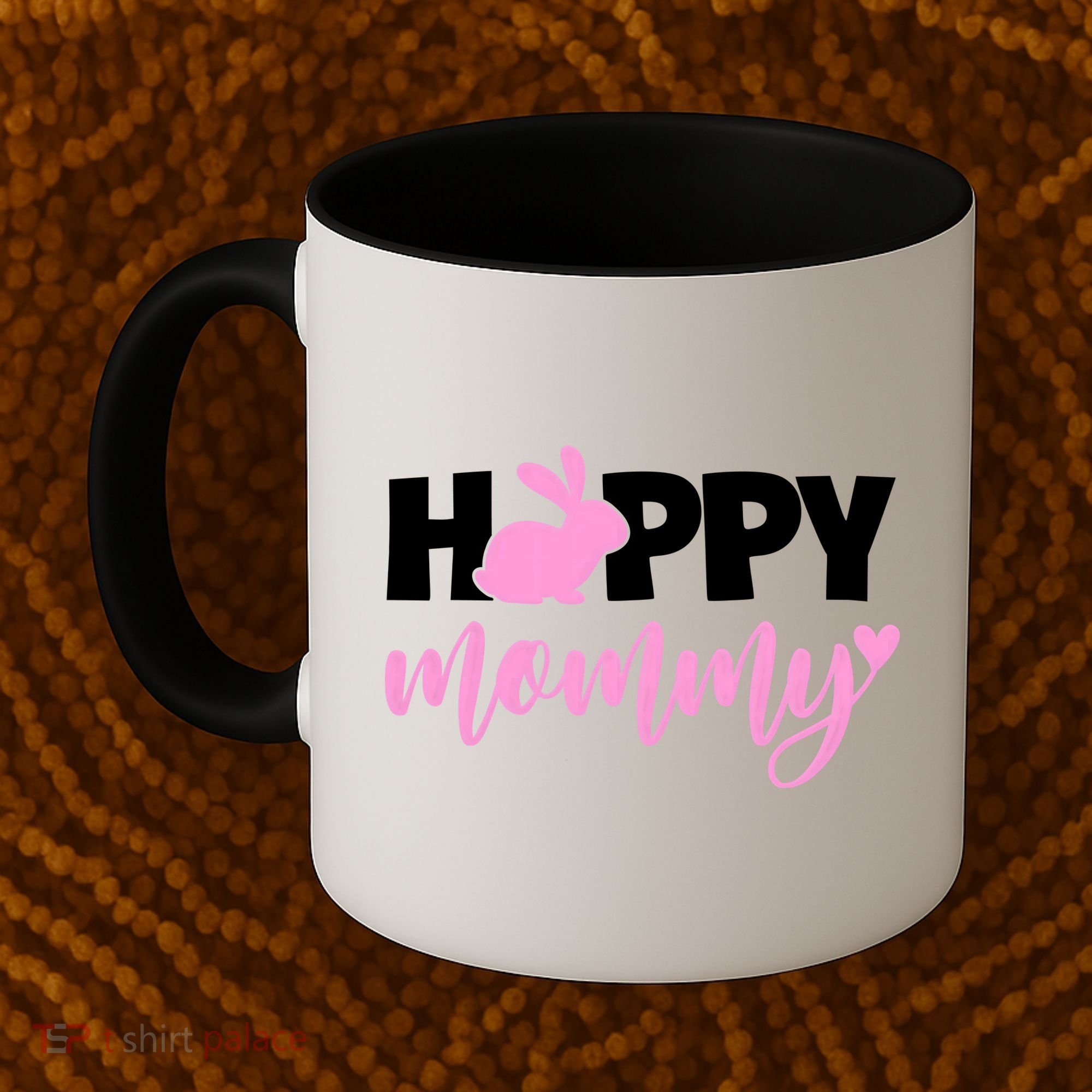 Happy Mommy Cute Bunny Coffee Mug