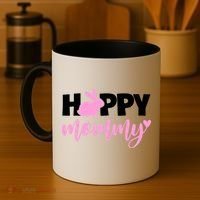 Happy Mommy Cute Bunny Coffee Mug thumb 4