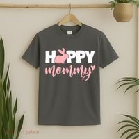 Happy Mommy Cute Bunny T-Shirt thumb 2