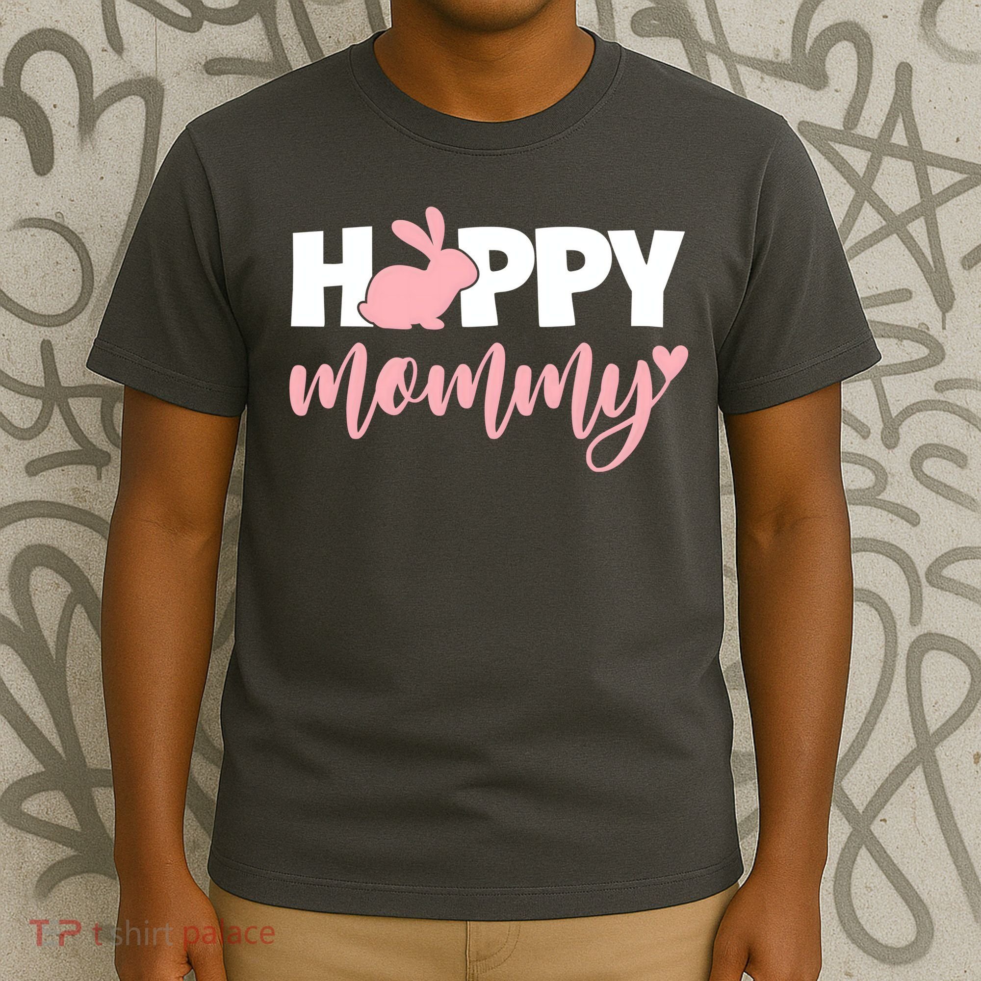 Happy Mommy Cute Bunny T-Shirt