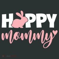 Happy Mommy Cute Bunny Women's Long Sleeve Shirt thumb 2