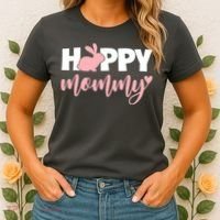 Happy Mommy Cute Bunny Women's T-Shirt thumb 2