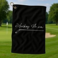Hockey Mom Cute Gift Golf Towel thumb 1