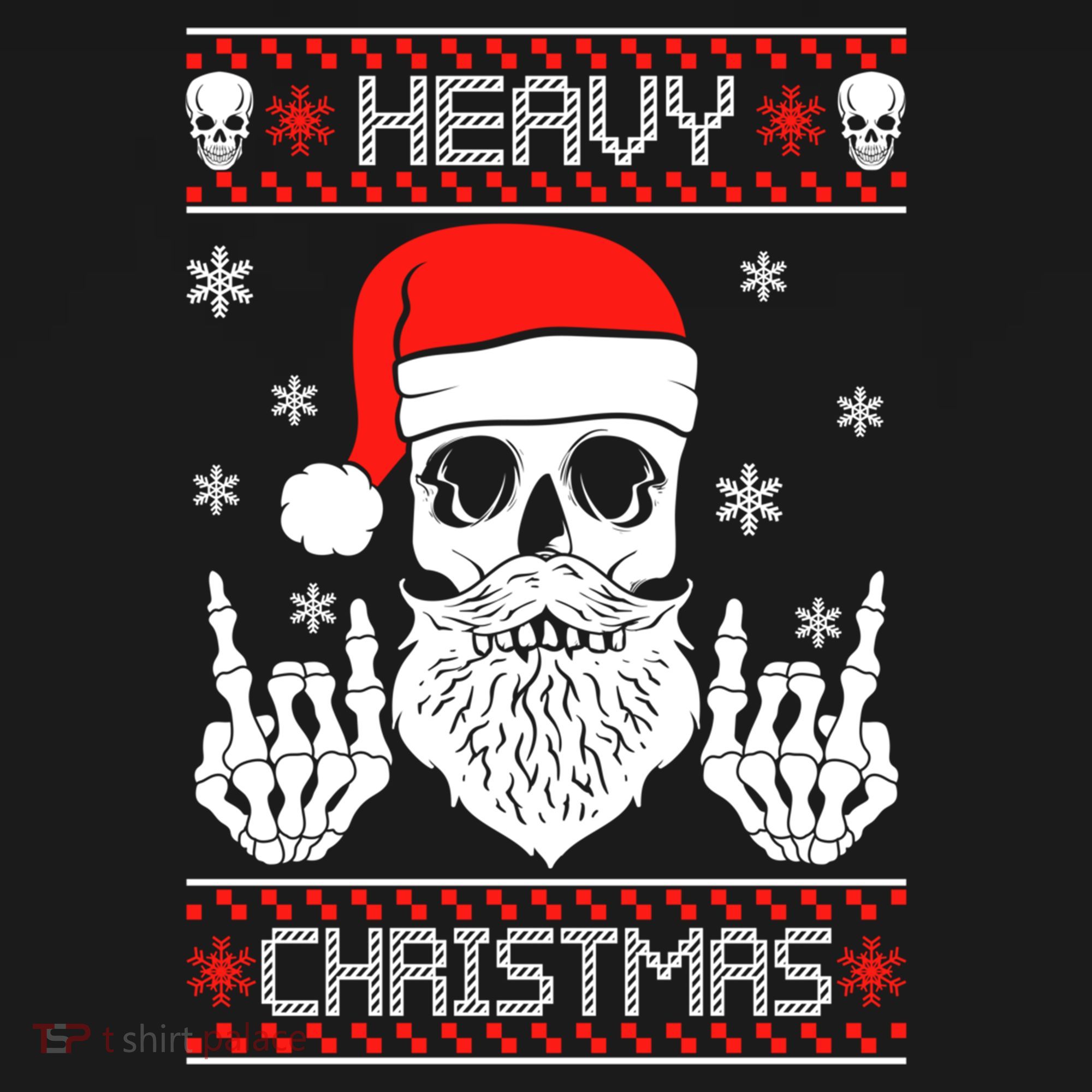 Heavy Metal Christmas 2020 Ugly Christmas Cool Gift Women's Hoodie