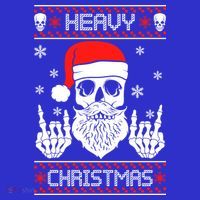 Heavy Metal Christmas 2020 Ugly Christmas Cool Gift Long Sleeve Shirt thumb 2