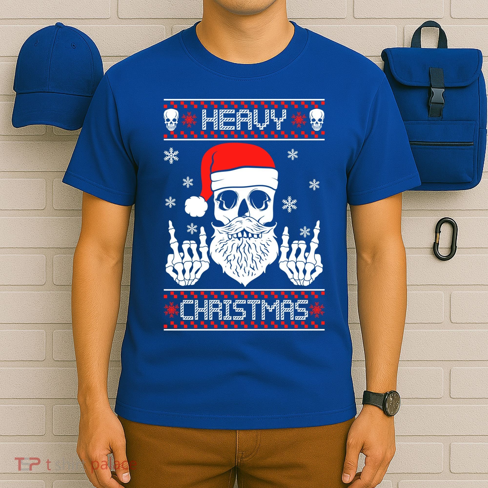 Heavy Metal Christmas 2020 Ugly Christmas Cool Gift T-Shirt