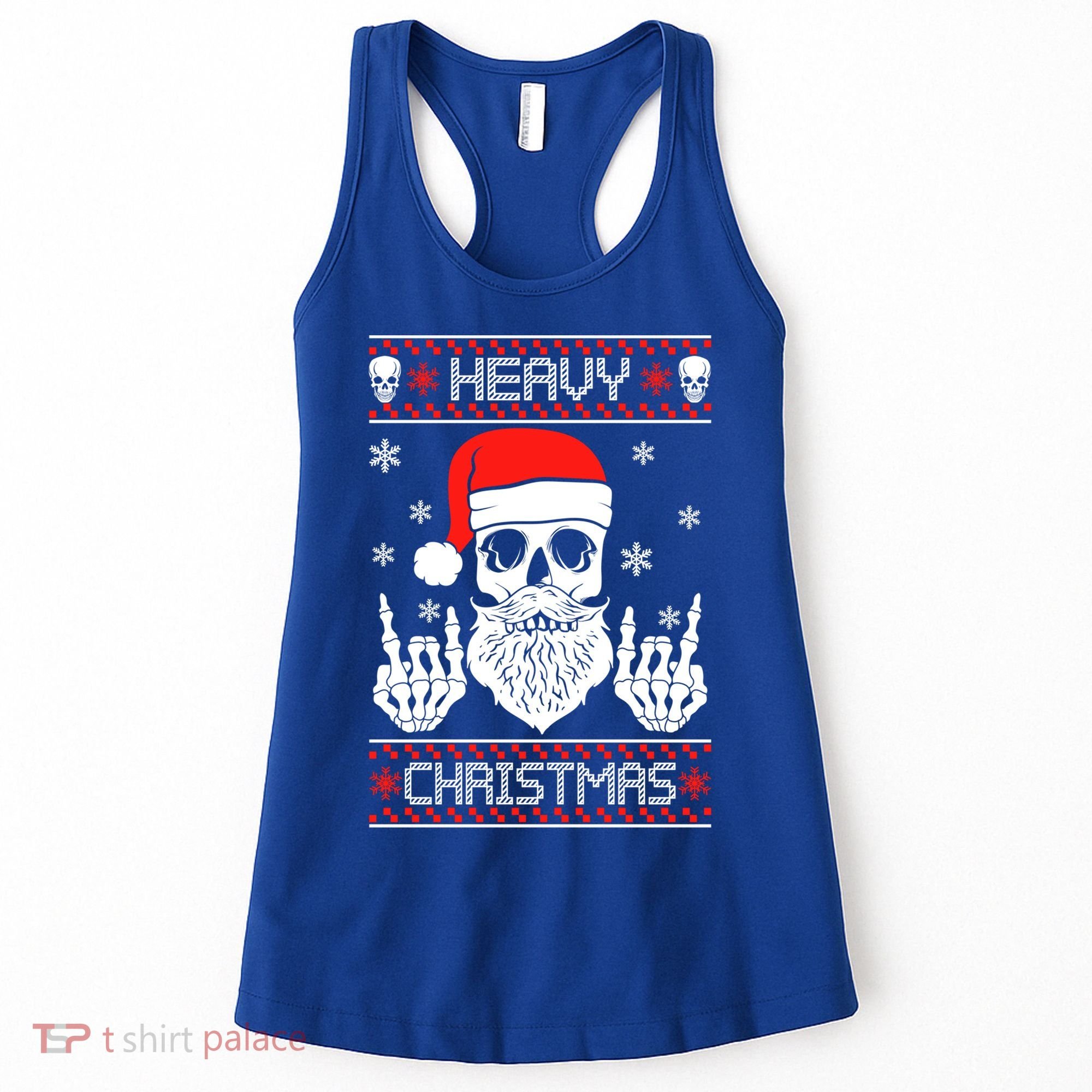 Heavy Metal Christmas 2020 Ugly Christmas Cool Gift Women's Tank Top