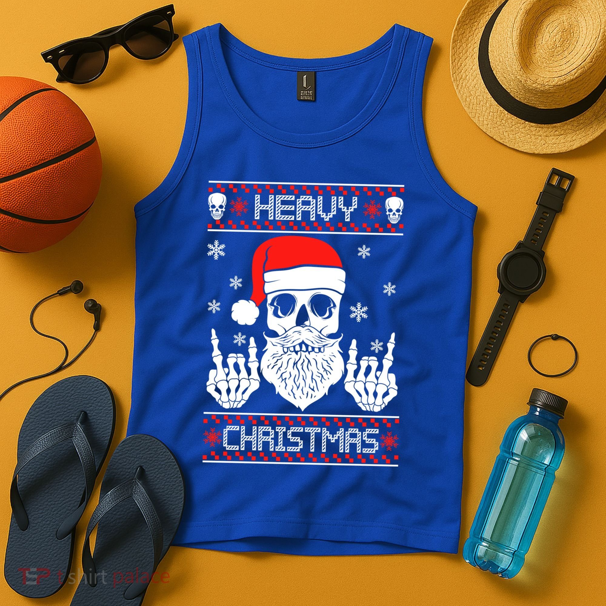 Heavy Metal Christmas 2020 Ugly Christmas Cool Gift Tank Top