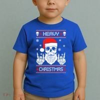Heavy Metal Christmas 2020 Ugly Christmas Cool Gift Toddler T-Shirt thumb 2