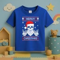 Heavy Metal Christmas 2020 Ugly Christmas Cool Gift Toddler T-Shirt thumb 3