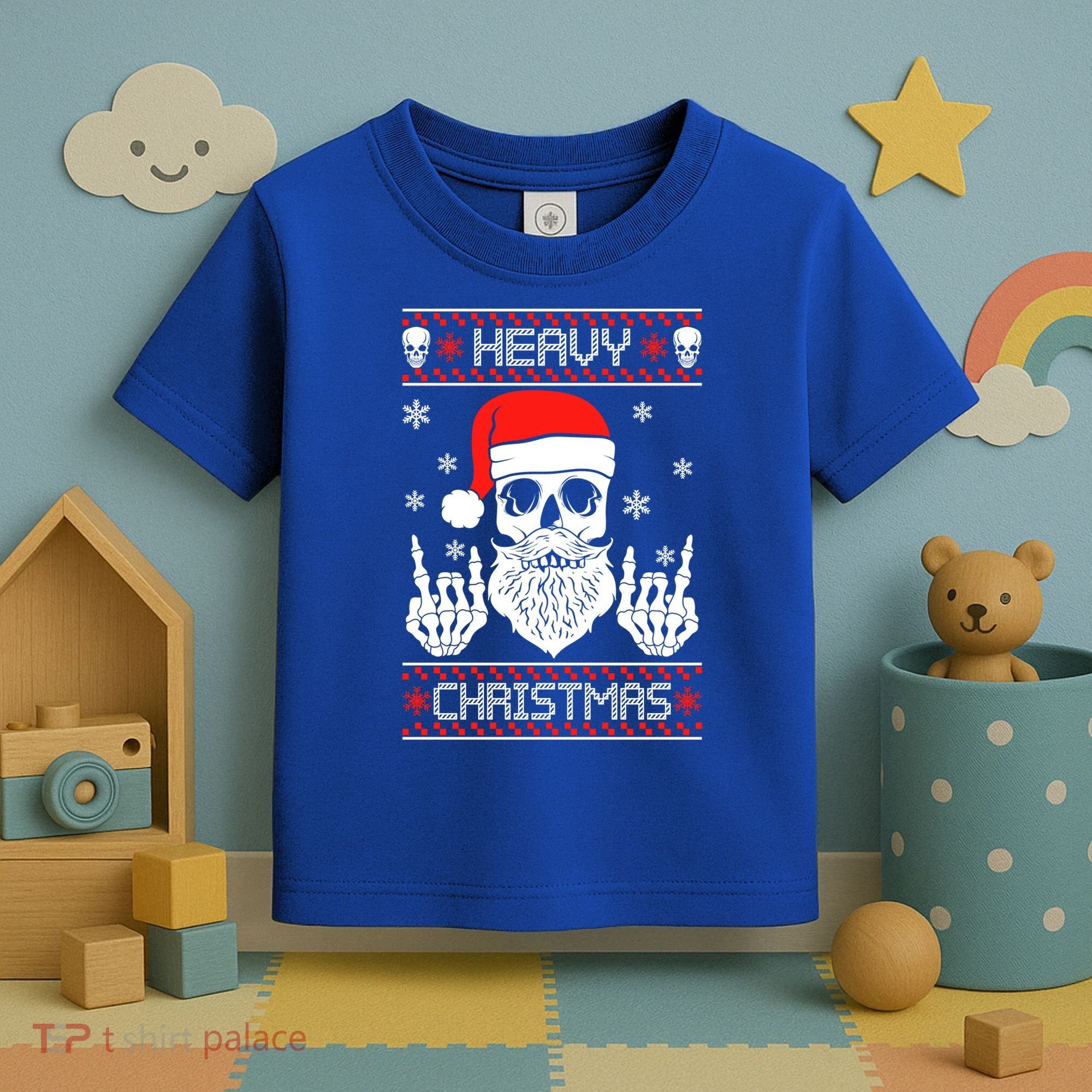 Heavy Metal Christmas 2020 Ugly Christmas Cool Gift Toddler T-Shirt