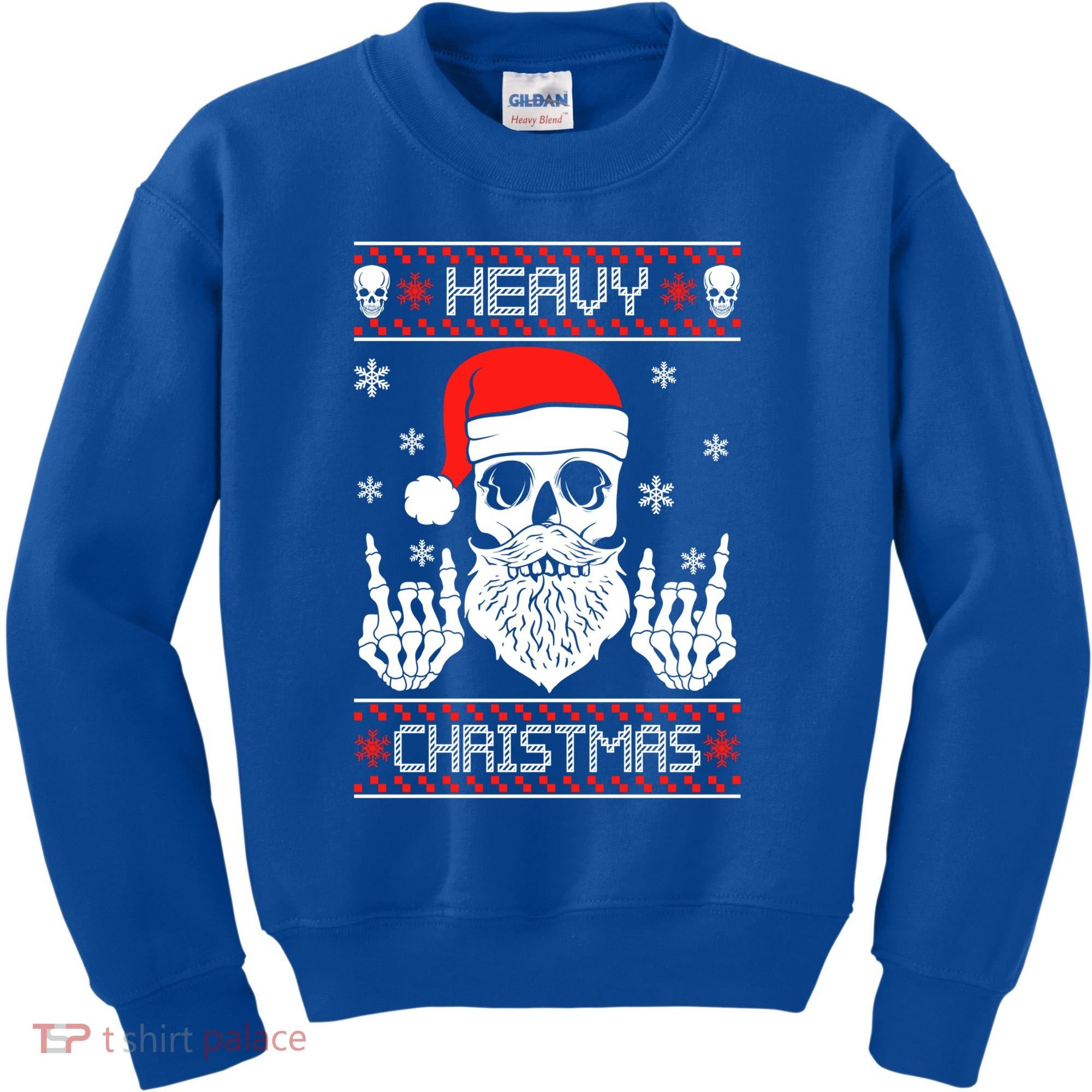 Heavy Metal Christmas 2020 Ugly Christmas Cool Gift Kids Sweatshirt