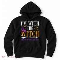 Halloween Matching Couples Costume IM With The Witch Hoodie thumb 0