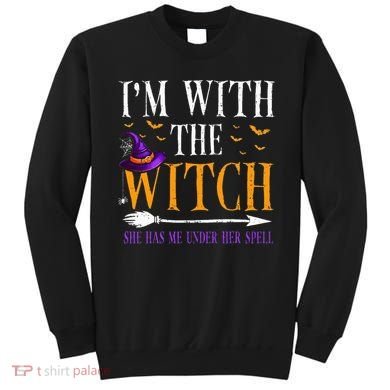 Halloween Matching Couples Costume IM With The Witch Sweatshirt