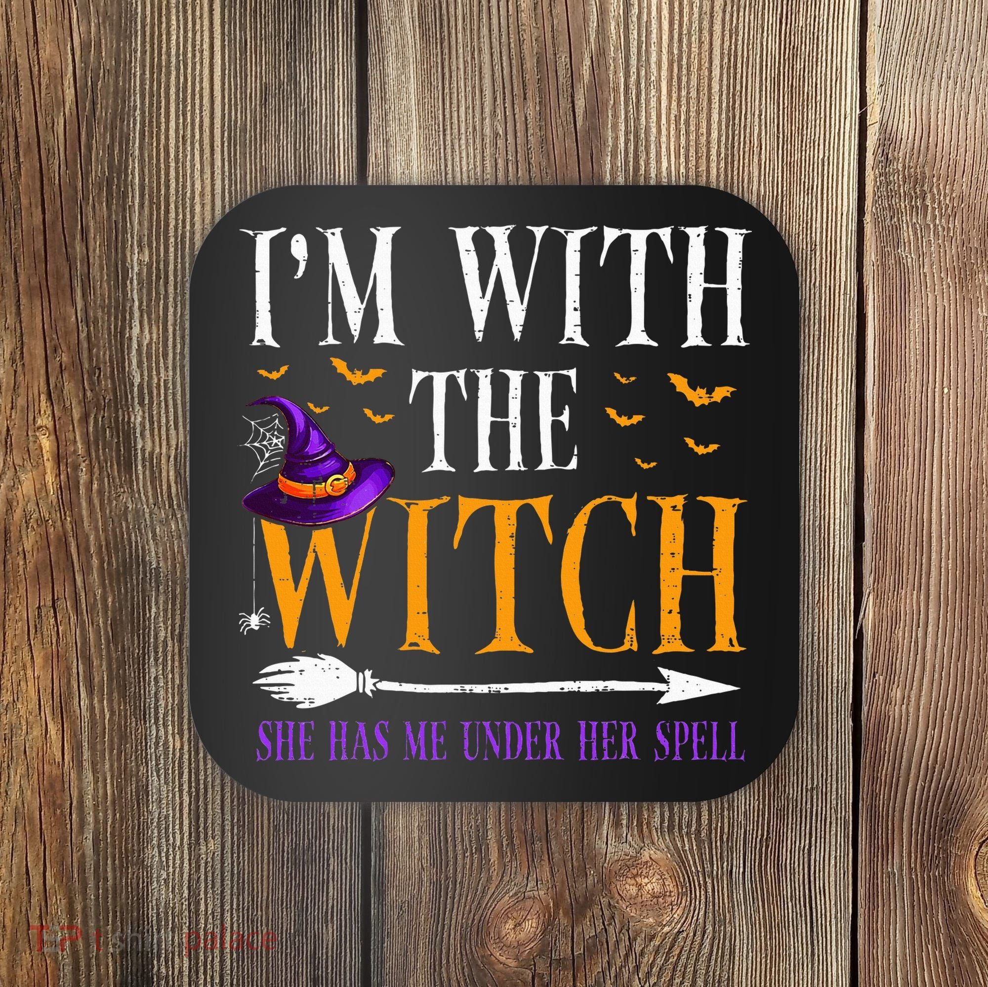 Halloween Matching Couples Costume IM With The Witch Coaster