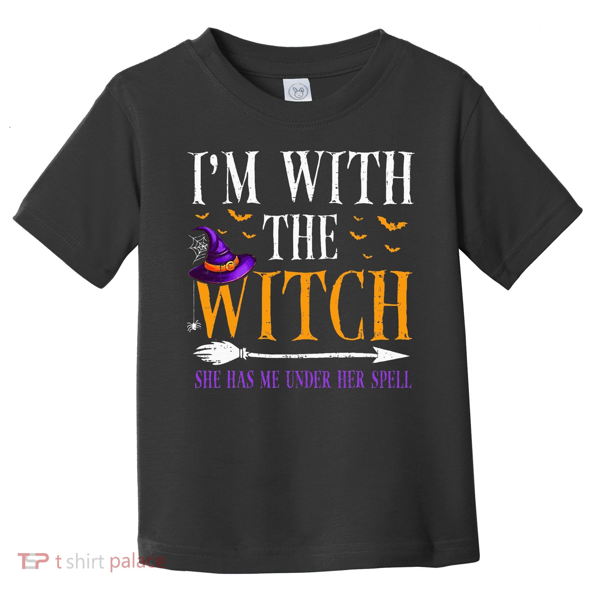 Halloween Matching Couples Costume IM With The Witch Toddler T-Shirt