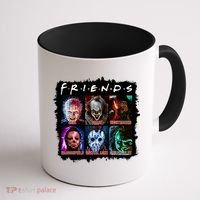 Horror Movie Character Halloween Friends Horror Fan Gift Coffee Mug thumb 1