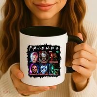 Horror Movie Character Halloween Friends Horror Fan Gift Coffee Mug thumb 3
