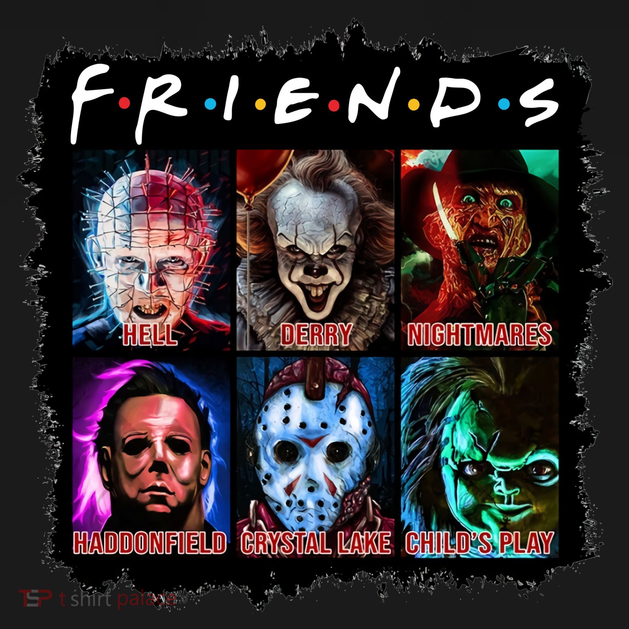 Horror Movie Character Halloween Friends Horror Fan Gift Women's Hoodie