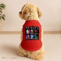 Horror Movie Character Halloween Friends Horror Fan Gift Doggie Tank thumb 2