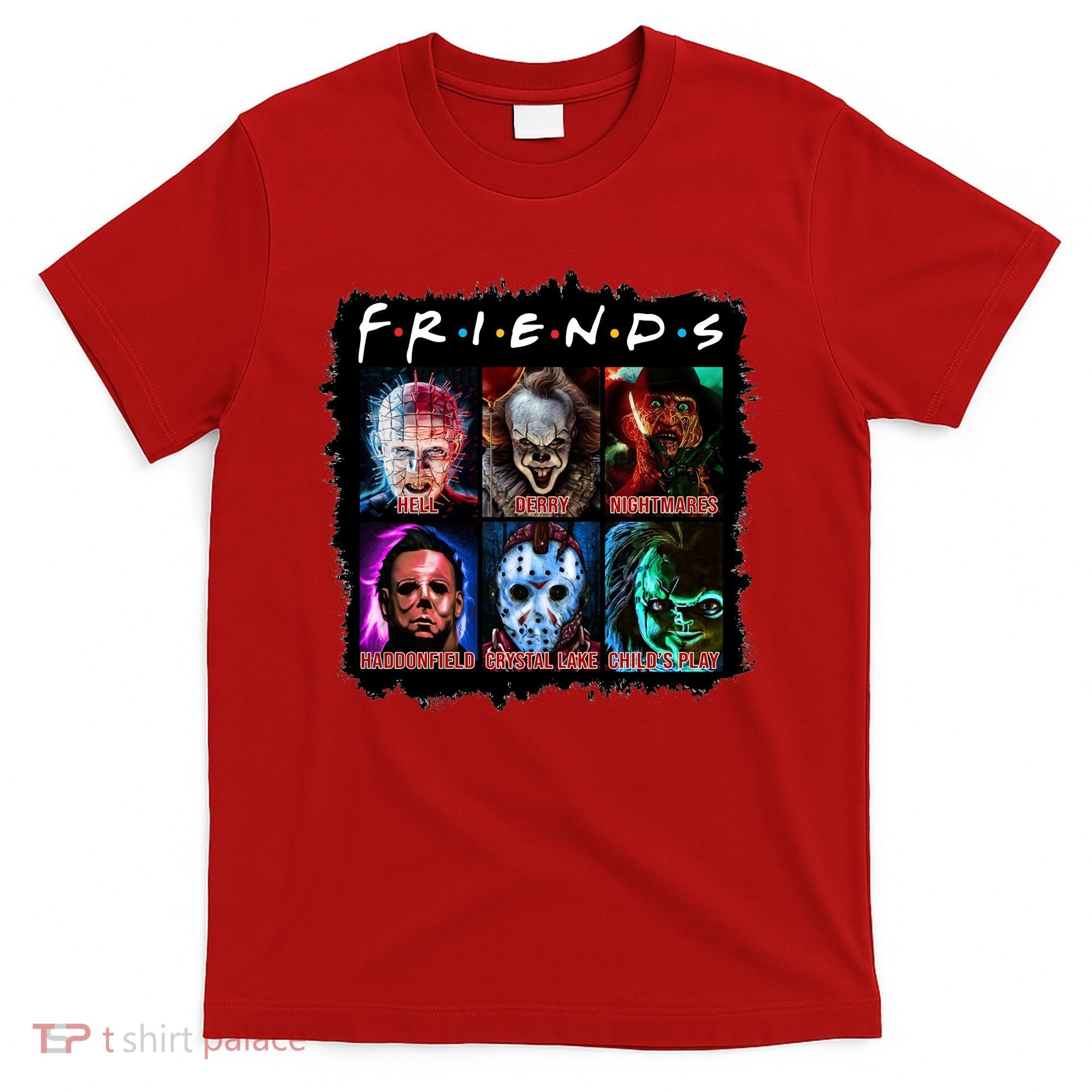 Horror Movie Character Halloween Friends Horror Fan Gift T-Shirt