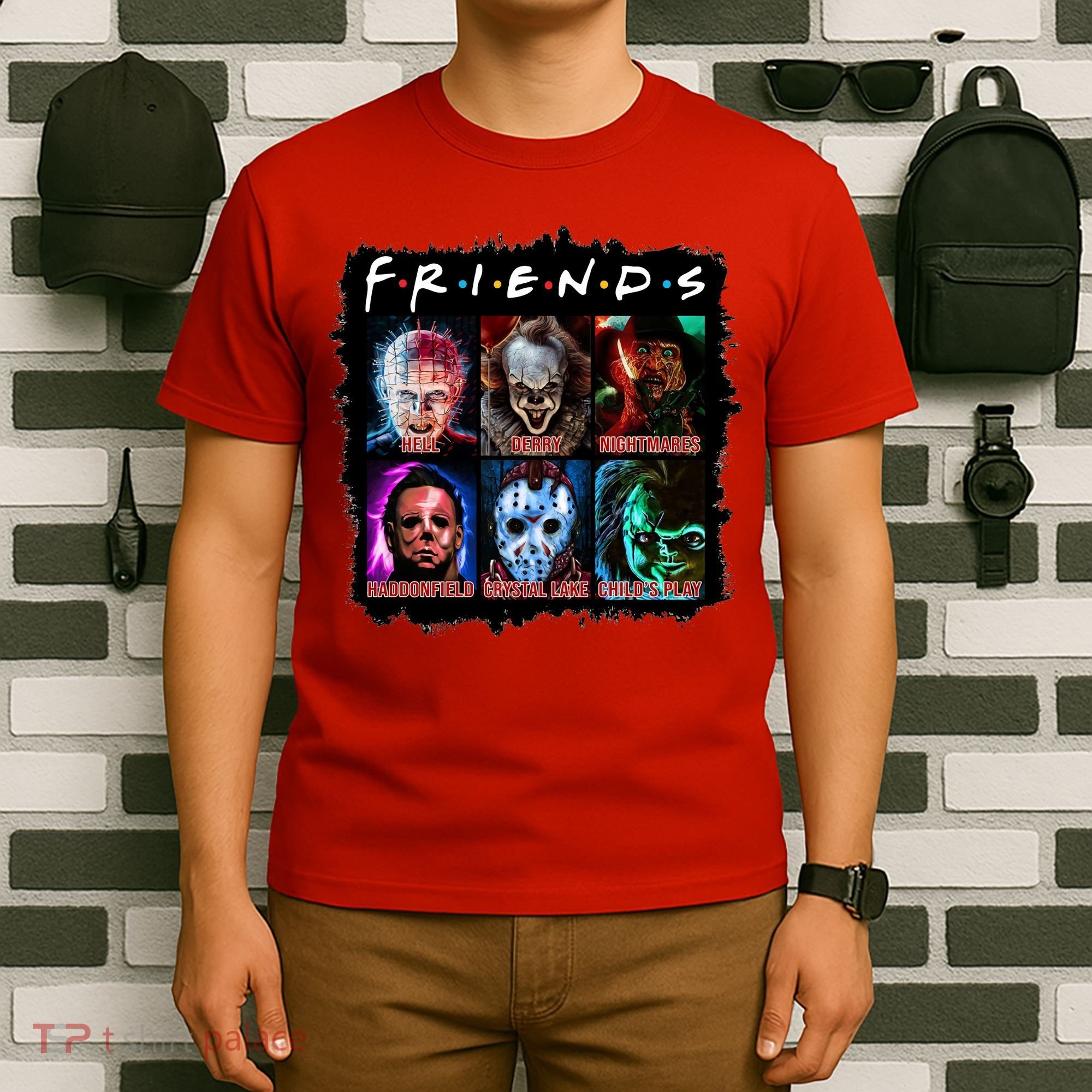 Horror Movie Character Halloween Friends Horror Fan Gift T-Shirt