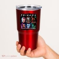 Horror Movie Character Halloween Friends Horror Fan Gift Tumbler thumb 2