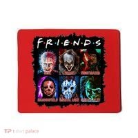 Horror Movie Character Halloween Friends Horror Fan Gift Mousepad thumb 0