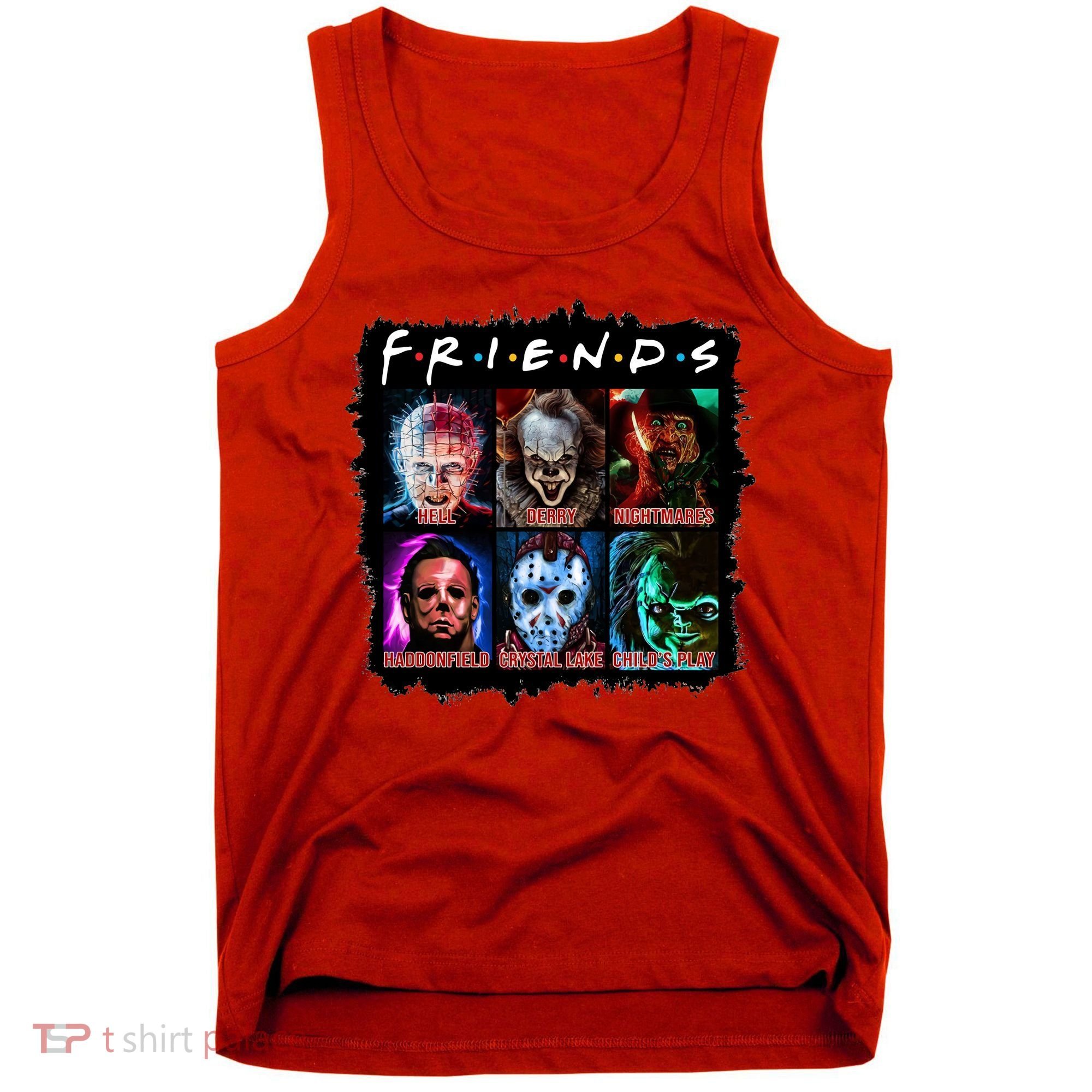 Horror Movie Character Halloween Friends Horror Fan Gift Tank Top