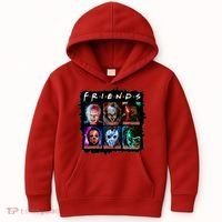 Horror Movie Character Halloween Friends Horror Fan Gift Kids Hoodie thumb 0