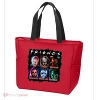 Horror Movie Character Halloween Friends Horror Fan Gift Tote Bag thumb 3