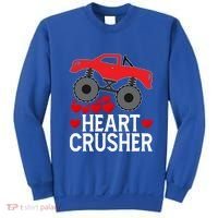 Heart Monstergifttruck Crusher Valentines Day Cute Cool Gift Sweatshirt thumb 0
