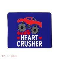 Heart Monstergifttruck Crusher Valentines Day Cute Cool Gift Mousepad thumb 0