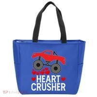 Heart Monstergifttruck Crusher Valentines Day Cute Cool Gift Tote Bag thumb 0