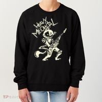 Heavy Metal Cats Gift Clothing Guitar Playing Cat Gothic Women's Sweatshirt thumb 0