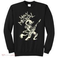 Heavy Metal Cats Gift Clothing Guitar Playing Cat Gothic Sweatshirt thumb 0