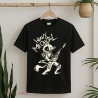 Heavy Metal Cats Gift Clothing Guitar Playing Cat Gothic T-Shirt thumb 2