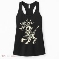 Heavy Metal Cats Gift Clothing Guitar Playing Cat Gothic Women's Tank Top thumb 0
