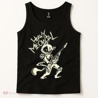 Heavy Metal Cats Gift Clothing Guitar Playing Cat Gothic Tank Top thumb 2