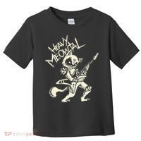 Heavy Metal Cats Gift Clothing Guitar Playing Cat Gothic Toddler T-Shirt thumb 0