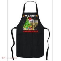Hanukkah Merry Christmas Chrismukkah Ugly Sweater Apron thumb 0