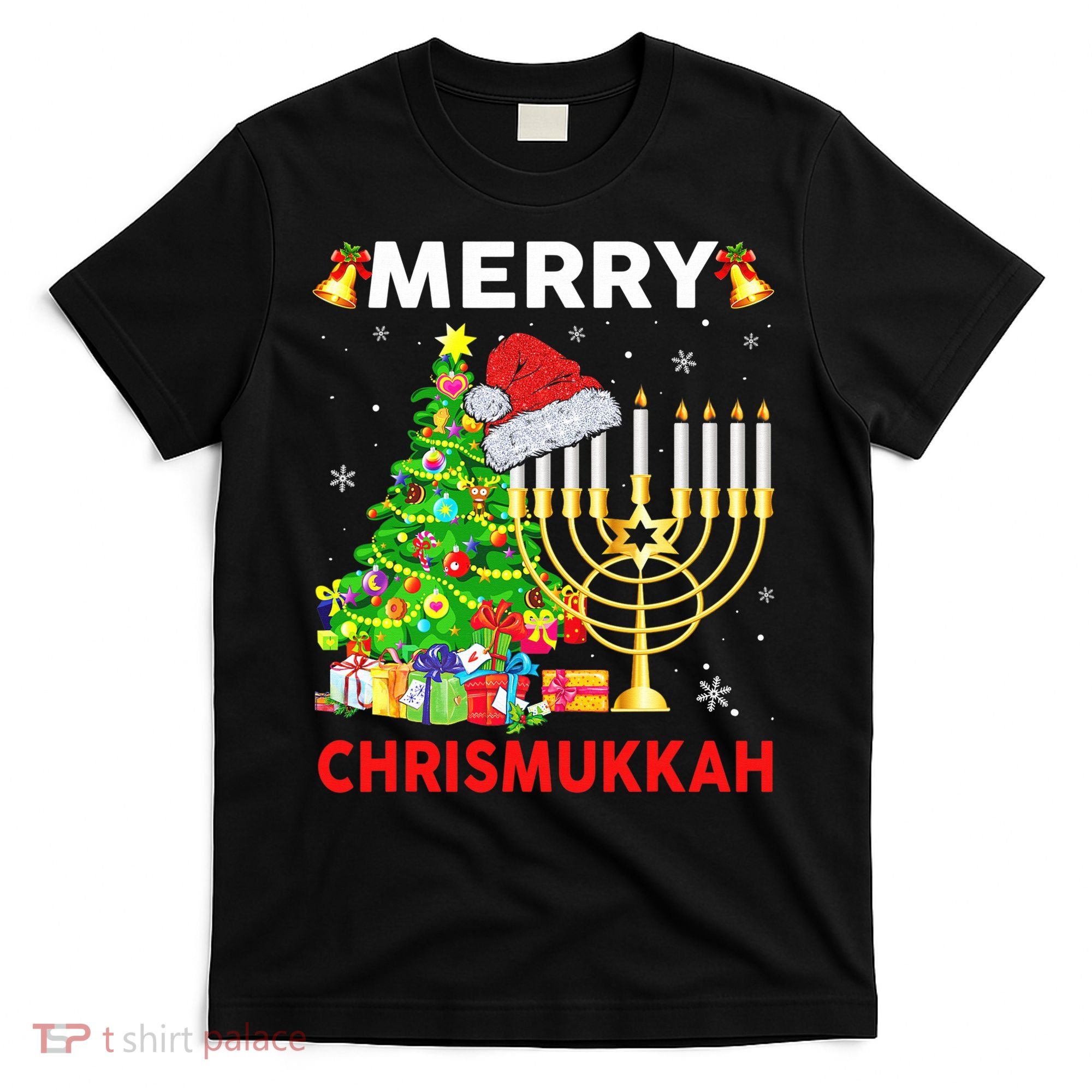 Hanukkah Merry Christmas Chrismukkah Ugly Sweater T-Shirt